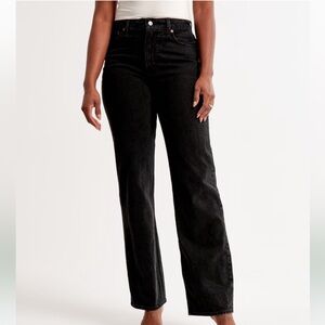 Abercrombie & Fitch Black High Rise Women Jeans
